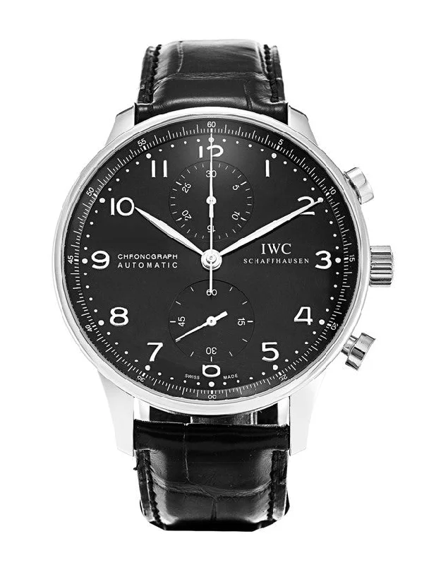 Modern design square dial watches   IWC Portuguese Automatic Chronograph Men's Watch