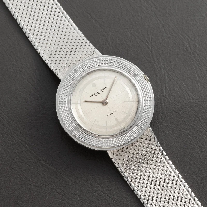 stylish watches for casual wear   Audemars Piguet Signed Disco Volante Dress Watch 'Gübelin'