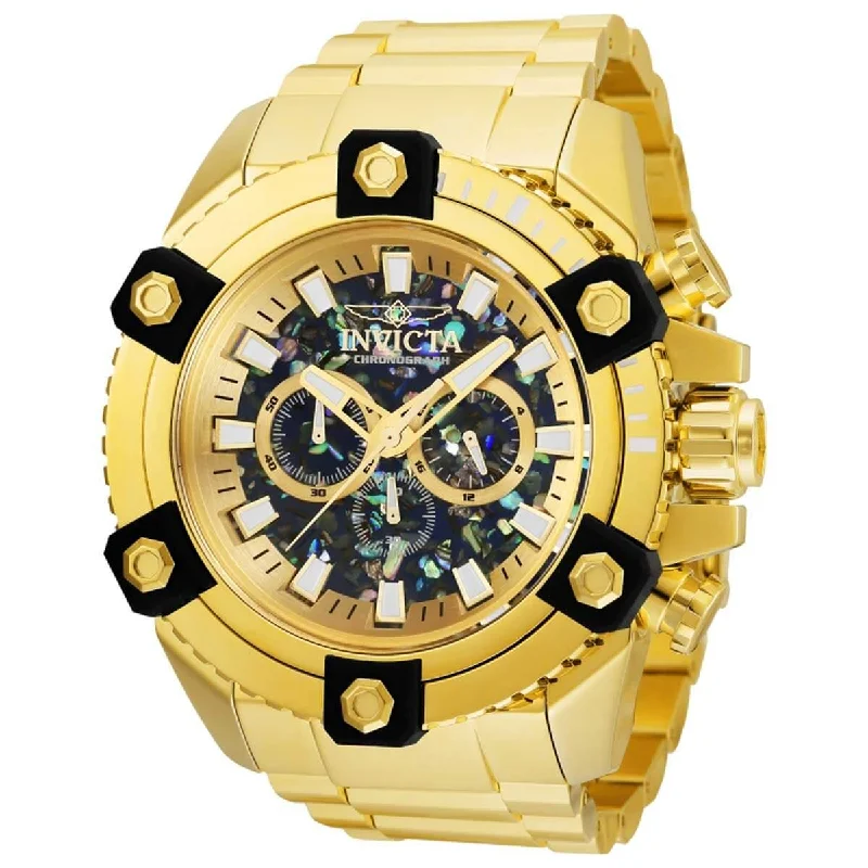 Watches with a luxurious look Invicta Men's Chronograph Watch - Coalition Forces Blue MOP Dial Bracelet | 35975 Watches with a luxurious look Invicta Men's Chronograph Watch - Coalition Forces Blue MOP Dial Bracelet | 35975