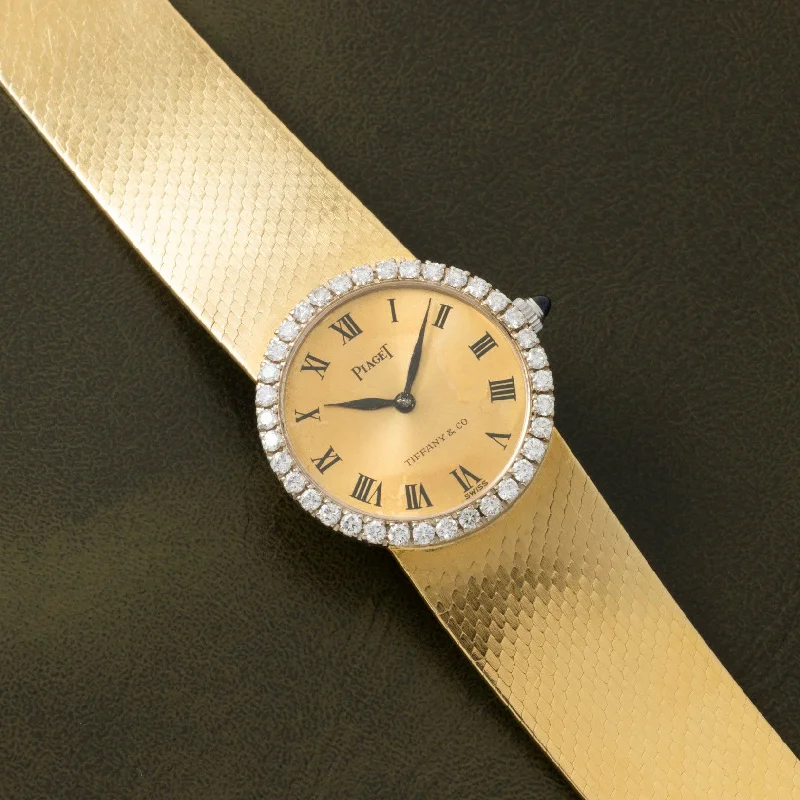 classic pocket watches for collectors   Piaget Ladies Diamond Watch 'Tiffany & Co.'