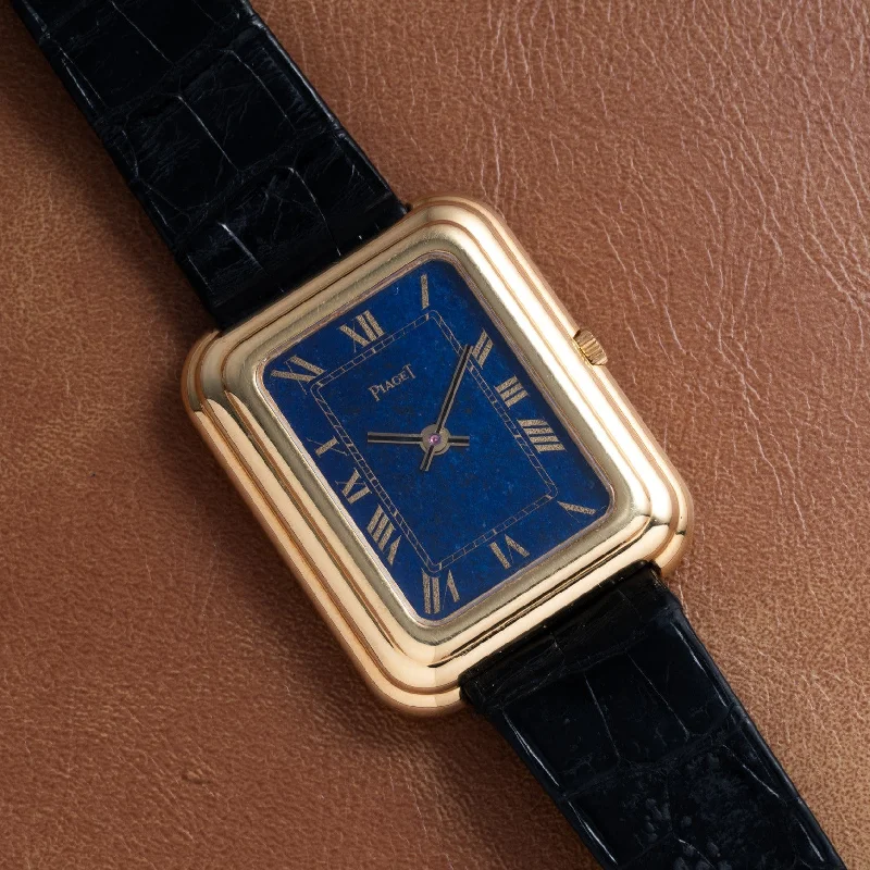 designer watches for special occasions   Piaget Tank Blue Lapis