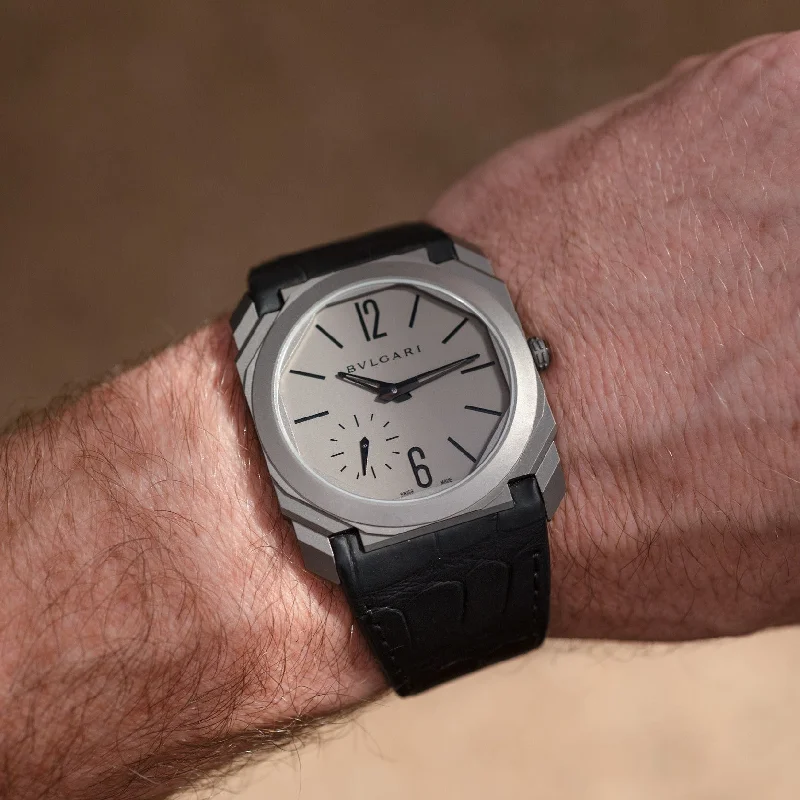 Watches with a stylish look   Bvlgari Octo Finissimo Titanium