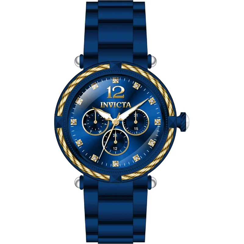 watches with custom engravings for gifts   Invicta Men's Watch - Bolt Date Display Blue Dial Stainless Steel Bracelet | 43883
