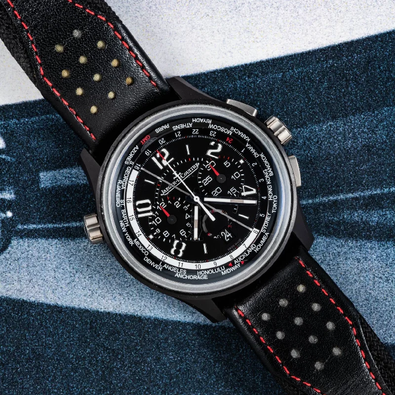 Vintage style quartz watches   Jaeger-LeCoultre Amvox 5 World Chronograph