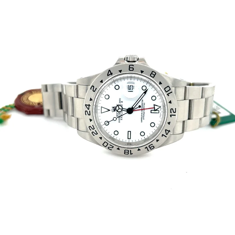 Watches with a stylish look   NOS 2000 Rolex Explorer II 40mm Polar