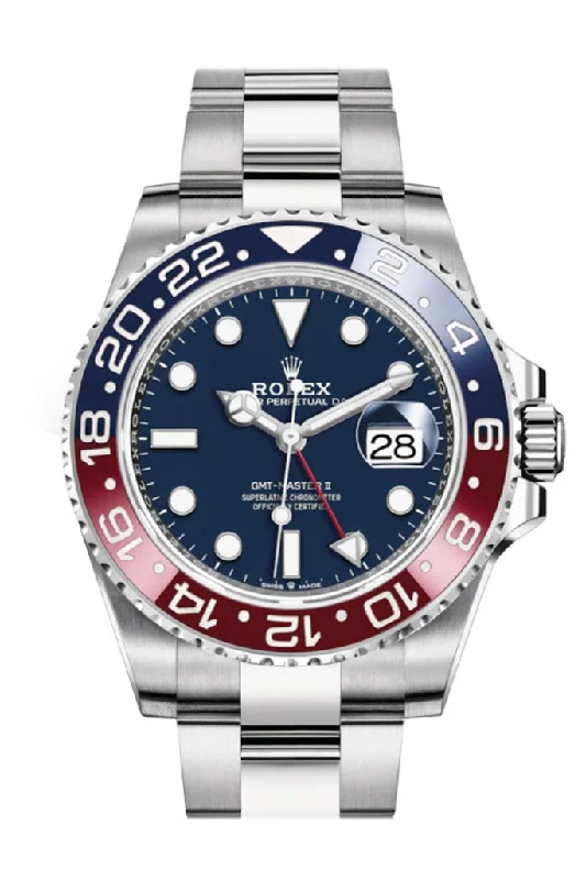 Watches made for exclusive collectors   Rolex GMT-Master II Blue Dial White Gold  Men's Watch 126719BLRO 126719