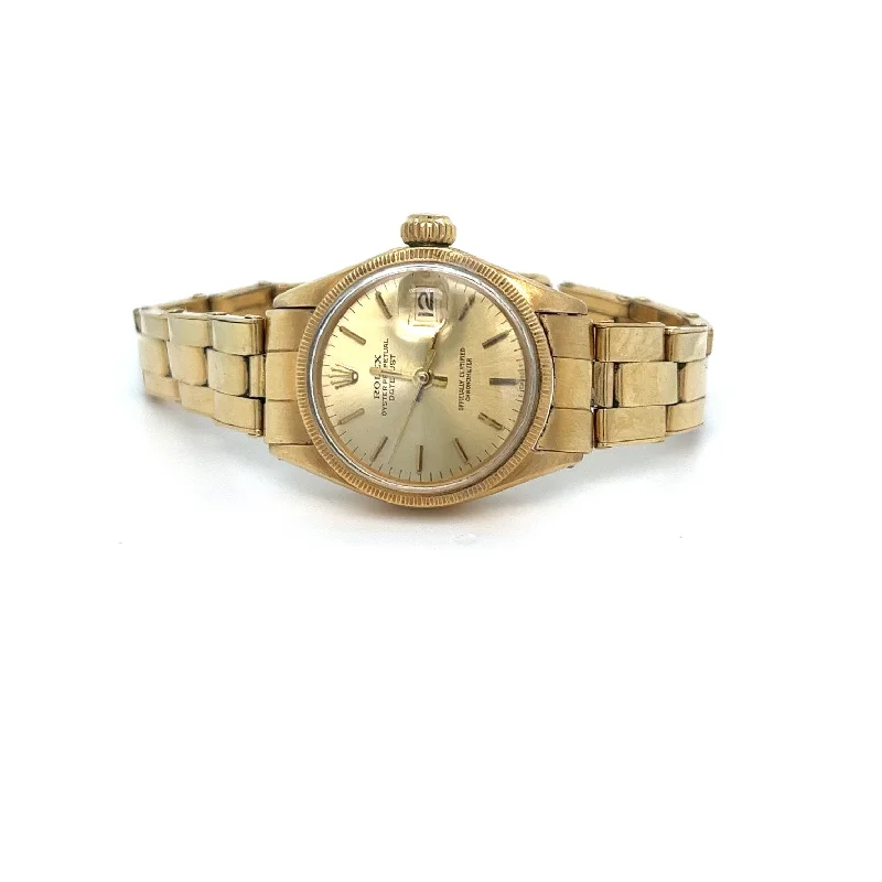 Watches made for exclusive collectors   1967-68 18kt Gold Rolex 26mm Datejust Ref 6521
