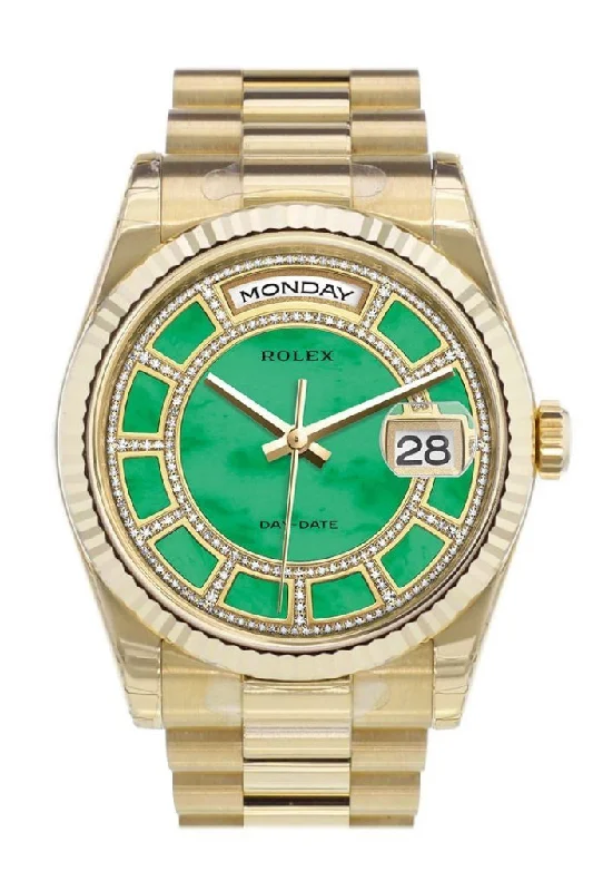 best luxury watches for men Rolex Day-Date 36 Carousel of green jade Dial Fluted Bezel President Yellow Gold Watch 118238 best luxury watches for men Rolex Day-Date 36 Carousel of green jade Dial Fluted Bezel President Yellow Gold Watch 118238