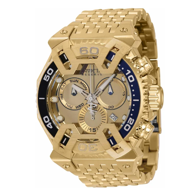 Men's dress watches with slim profile   Invicta Men's Chrono Watch - Coalition Forces X-Wing Quartz Steel Bracelet | 42914