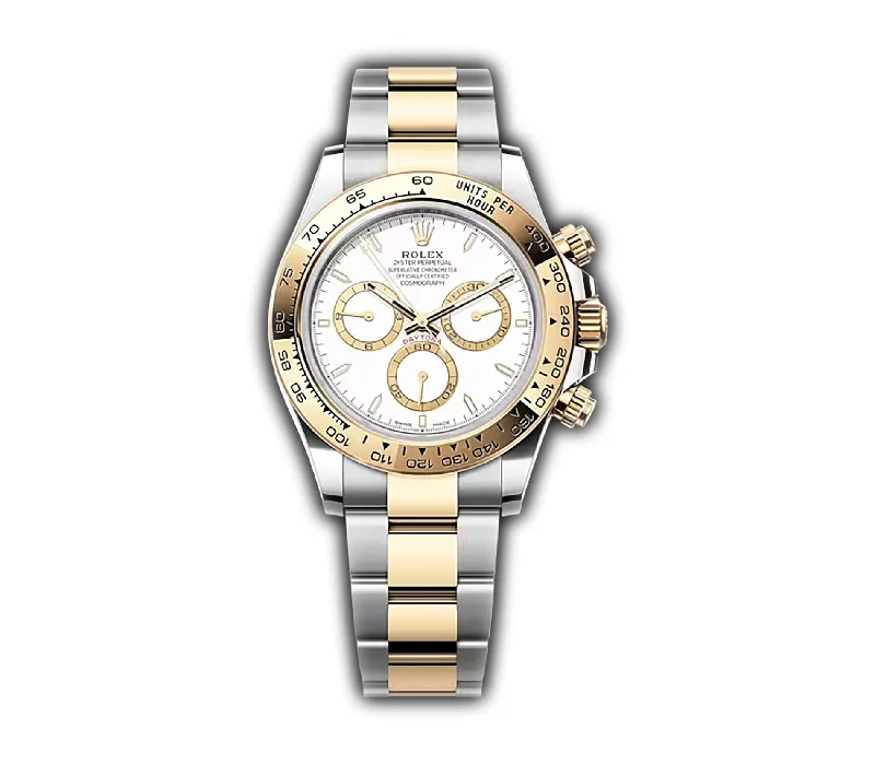 Watches with a classic look   40mm 18k Steel and Yellow Gold White Dial Caliber 4131