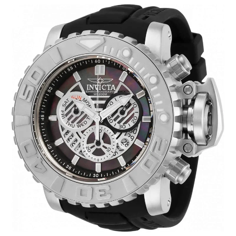 women’s watches with interchangeable bands Invicta Men's Chronograph Watch - Sea Hunter Black MOP and Silver Tone Dial | 32638 women’s watches with interchangeable bands Invicta Men's Chronograph Watch - Sea Hunter Black MOP and Silver Tone Dial | 32638