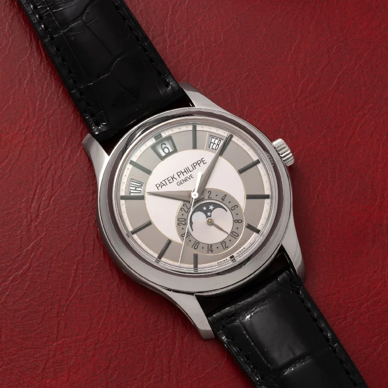 watches with custom engravings for gifts   Patek Philippe Annual Calendar Moonphase