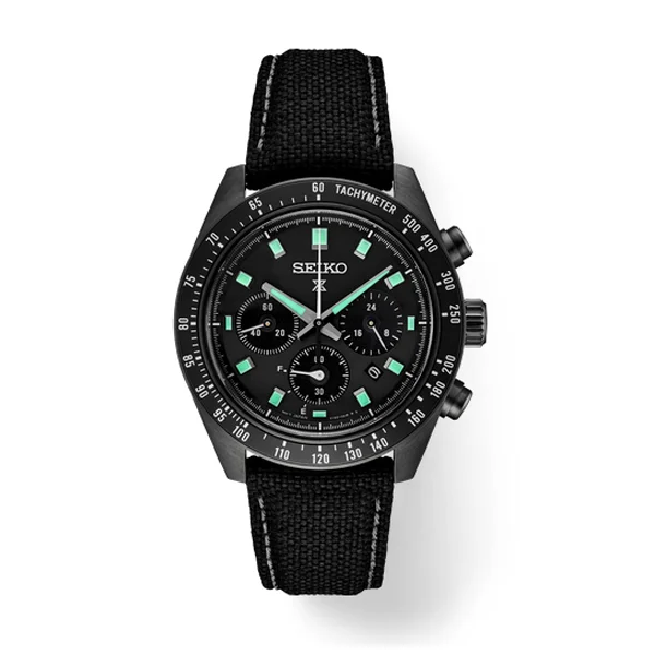 Modern design square dial watches   Seiko Prospex Black Series Speedtimer Solar Chronograph