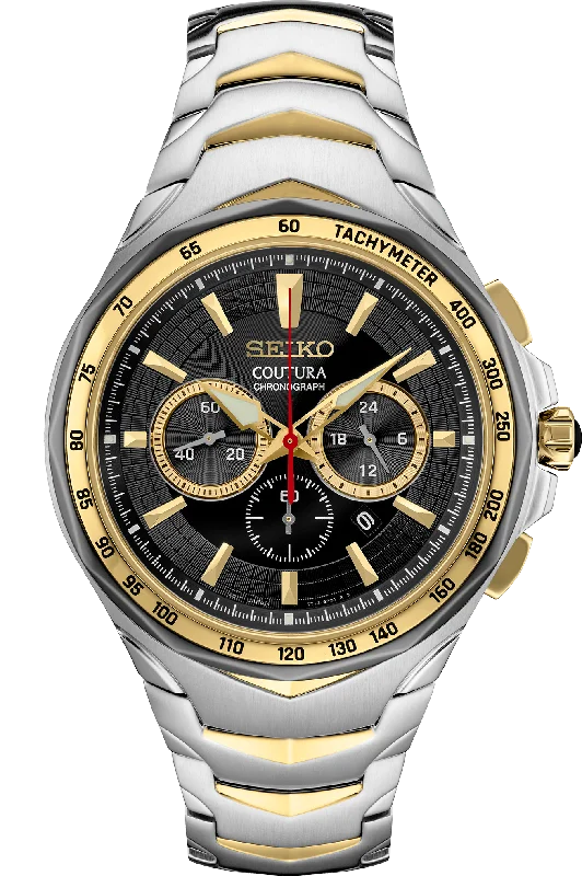 Women's dress watches with elegant straps   Seiko Coutura Quartz Chronograph SRWZ26