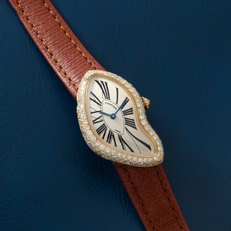 Watches with classic style for timeless appeal   Cartier Crash Diamonds