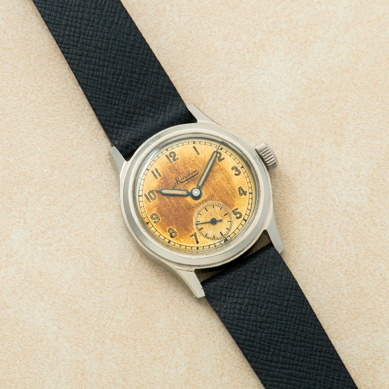 Watches made for exclusive collectors   Minerva Stainless Steel Field Watch