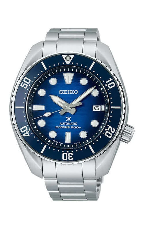Watches with leather straps and quick release clasps   Seiko Prospex Divers Mens Watch SPB321J1
